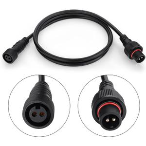 3-Color in 1 Dimmable String Lights Extension Cord Waterproof Extension Cable for ASIN B082LSMCXH / B08MTHL1M3 / B082LX3YV4 / B09J21T543 / B0B4J3JSC3 / B07Y2YRFK1