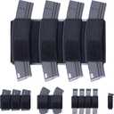 Magazine Holder Insert Pouch Elastic Holster for 5.56/5.45/7.62/9mm/.45 SMG Mag with Hook & Loop Fastener for Tactical Chest Rig Range Bag Safe Door Organizer