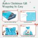 Christmas Gift Bags, 24pcs Drawstrings Christmas Gifts Bags Bulk Assorted Sizes, Reusable Plastic Xmas Presents Wrapping Holiday Goody Bag With Ribbon Ties&Tags, Extra Large/Big/Medium/Small Size