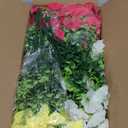 Fanfantoey 16 pcs Artificial Flowers for Outdoors, UV Resistant Fake Flowers Outside Decoration, Realistic Faux Silk Morning Glory Fake Plants for Planter Outside Decor (20, 5 Mixed)