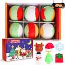 6pcs Christmas Bath Bombs Gift Set (Christmas)