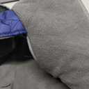 Fragralley Winter Coat - Windproof, Adjustable, Waterproof, Turtleneck Fleece Jacket for Dogs in Cold Weather (Blue, L)