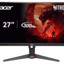 acer Nitro 27" WQHD 2560x1440 IPS PC Gaming AMD FreeSync Premium | 300Hz | Up to 0.5ms | 99% sRGB | DisplayHDR 400 | ErgoStand | VESA Mounting | 1 x DP 1.4 & 2 x HDMI 2.1 | XV272U F3bmiiprx
