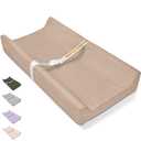 Baby Changing Pad, Changing Table Pads, Vegan Leather Wipeable Changing Pad, 32x16 in Waterproof Diaper Baby Changing Topper for Dresser, Table