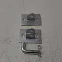 Stationary Dock Connector Hinge Kit Floating Dock Galvanized Link Kit with 7/16'' Holes Heavy Duty Boat Dock Accessories Hardware