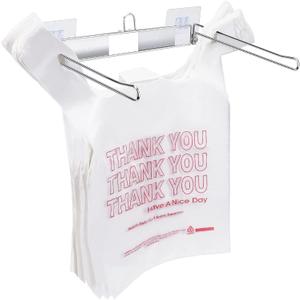 LUJUE Bag Holder for Plastic Bags, Plastic Bags Holder, T-Shirts Bag Rack, T Shirts Bags Rack for T Shirts Bags, Hanging Bag Rack