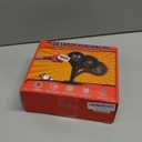 Strong Suction Desktop Punching Bag - Stress Relief Boxing Ball with Upgraded Durable Spring, Secured Office Home Desk Toy Gift for Kids, Friends, and Coworkers (Black)