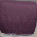 BOURINA Quilt Set Coverlet Set Quilting Bedspread 3-Piece Quilt Set Microfiber Lightweight,Queen 90 x 92 inches Purple