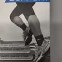 ABIRAM Adjustable Ankle Brace for Women & Men - Compression Sleeve with Wrap for Sprains, Plantar Fasciitis, Achilles Tendonitis - Running, Volleyball, Basketball Support - Breathable, Size S (Black)