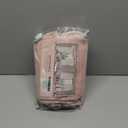 ANRODUO Rod Pocket and Back Tab Pleated Blackout Curtains with Hooks, Rings, Light Pink Curtains 90 Inches Long 2 Panels, Thermal Insulated Room Darkening Living Room Bedroom Curtain, 42x90 Inches