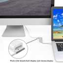 Mag-Safe to USB C Adapter 3-in-1 Mag-Safe 1 & 2 Adapter & USB C PD & QC USB (Charing Only) for iPhone 15 Series, M1/M2 MacBook, MacBook Air and More USB-C Devices
