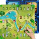 2 in 1 Animal Magnetic Alphabet Maze Board - ABC Learning Alphabet Games & Montessori Fine Motor Skills Toys for 3 4 5 Year Old Boys & Girls - Educational Letter Recognition Puzzle for Kids & Toddlers