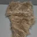 Ashler Faux Fur Rug, Beige Area Rugs, Fluffy Sheepskin Fur Rug, Fuzzy Ultra Soft 2 x 3 Ft Rugs, Machine Washable Shag Rug, Nursery Throw Rugs for Bed, Living, Kids Room