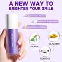 Purple Toothpaste for Teeth Whitening, Purple Toothpaste, Tooth Stain Removal - 0.95 Fl Oz (Pack of 1)