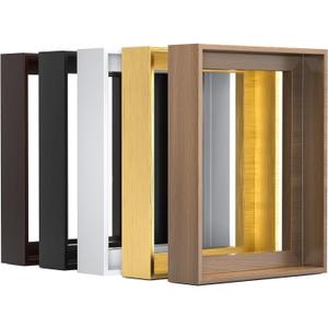 Texas Art 20x30 Canvas Floater Frame, 1.25" Deep Wood Grain Texture Floating Picture Frame for Gallery Wrapped Canvas, Light Oak Modern Wall Decor for Home & Office, Fathers Gifts, 20L" x 30W"