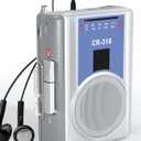 Cassette Player Recorder with AM FM, Portable Vintage Cassette Tape Player with Earphone Jack,Built-in Microphone,Loud Speaker for Walking,Jogging (Blue)