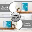 White 20x27 Picture Frame Lightweight yet Durable Frame Wall Hanging