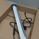 REPTI ZOO T5 HO UVB Lighting Combo Kit, Terrarium Hood Comes with Desert 10.0 UVB T5 Lamp (24W)