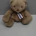 Mikee Fluffie Teddy Bear Stuffed Animal with Navy Collar, 9" Small Teddy Bear, Cute Soft Stuffed Animals for Girls Kids, Valentines Plush Bears Toy for Birthday Children's Day Gift