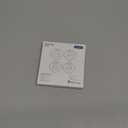 Tracker 4 Pack: Smart GPS Tracker Work with Apple Find My (iOS only), Luggage Tracker Tag Keys Finder for Suitcases Bags Dog Pets, Locator Tracking Device for Travel Home Outdoor Hiking (Light White-4)