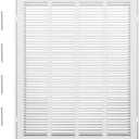 VEVOR Return Air Filter Grille, Fits W20 x H25 Inch Duct Opening, Filter Not Included, Return Air Vent Cover for Wall, Powder-Coated Steel Return Air Grill Detachable Face/Door for 1 inch Filters