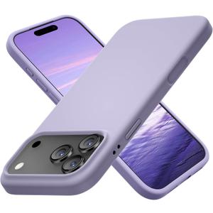Cordking for iPhone 17 Pro Max Case, Silicone Ultra Slim Shockproof Protective Phone Case with [Soft Anti-Scratch Microfiber Lining], 6.9 inch, Clove Purple