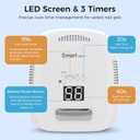 NAILGIRLS Cordless Rechargeable UV Nail Lamp, 60W Professional UV Light for Gel Nails with Metal Base, Portable Wireless LED Nail Dryer Fast Charger Curing Lamp 3 Timers for Salon or Home