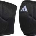adidas Unisex-Kids 5-Inch Youth Volleyball Kneepads, Black/White, Medium