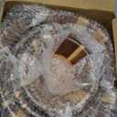 Yunlly Wooden Salad Bowl Set of 5 - Large Fruit Mixing Bowls with Salad Servers Utensils for Serving Dining Accessory - Handmade - Acacia Wood - Large 12", Medium 10", Small 8"(Round Design)