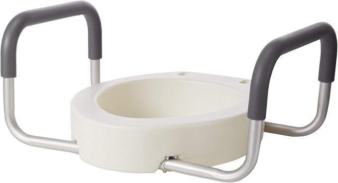 Drive Medical Premium Seat Riser with Removable Arms, Elongated Seat
Seat Riser Features Removable Arms and an Elongated Seat for Comfortable, Supportive Sit-to-Stand Assistance