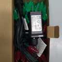 WATERGLIDE C6 Christmas Lights, 33ft 100 LED Faceted String Lights Green Wire Fairy Lights with Safe Adaptor, 8 Lighting Mode, Waterproof for Indoor Outdoor Patio Xmas Tree Party Decor, Red & Green