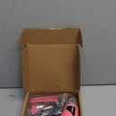 Hi-Spec Small Electric Screwdriver, Mini Drill Set, Rechargeable 3.6V Cordless Screwdriver with 26 Driver Bits, Power Tool for Small Projects & Home Use, Pink