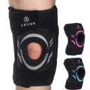 ABYON Knee Support for Men & Women Stabilizers for Meniscus Tear, Arthritis, Patella Stability, Knee Pain Relief. Knee Brace with Dual Side Stabilizer & Medical-Grade Compression for Fast Recovery- Please Check How To Size Video (Medium, Black-Gray)