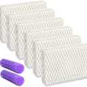 6 Pack WF813 Humidifier Filters Replacement for Equate Eqwf813 Eq-2119-Ul, Relion RCM-832 RCM-832N, ProCare PCCM-832N Cool Mist Humidifier Replacement Filter with 2 Pack Humidifier Tank Cleaners