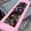 Kids Jewelry Organizer with Full Length Mirror Drawers and Storage Shelves