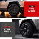 ALMULOO Wheel Cover Compatible with Tesla Cybertruck Only for Core Wheels