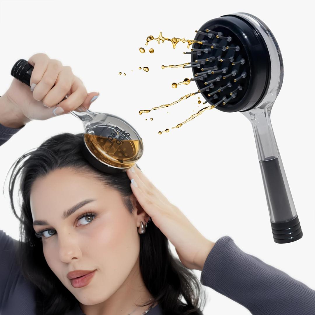 Massager Hair Growth Oil Applicator For Men And Women  Easy, MessFree, Precise Control Bask And Lather Scalp Stimulator For Adults  Promotes Clean, Healthy Hair Growth