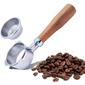 54mm Coffee Bottomless Portafilter For Breville 870/878/880 Filter Basket Stainless Steel Replacement Espresso Machine (54mm)