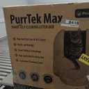 Petcove Self Cleaning Automatic Litter Box for Multi Cat - XL 65L Drum/Ultra Quiet 30-35 DB Operation / 5 Safety Sensors/Easy App Control with Ultra Fast 5 GHz WiFi - Includes Ramp & 15 Litter Bags (White 2)