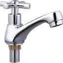 Modern Single Handle Bathroom Faucet, One Hole Chrome Finished Cold Water Tap, Bar Basin Faucets