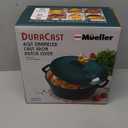 Mueller DuraCast 6 Quart Enameled Cast Iron Dutch Oven Pot with Lid, Heavy-Duty, Oven Safe up to 500 F & Across All Cooktops, Wedding Registry Ideas & Gifts, Emerald