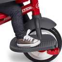 Radio Flyer Front Wheel Footrest for Toddler Trikes, Non-Slip Foot Support, Tool-Free Installation, Compatible with Select Radio Flyer Tricycles