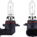 NEWBROWN 9005 Headlight Bulbs 200% brightness 4300K White 12V/60W HB3 9005 Bulb Halogen Long Life Replacement P20D (9005/HB3, 2 Pack)