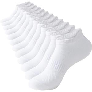 Irisbear Women's Ankle Socks - 5 Pairs Low Cut Tab & No Show Athletics Sports Running, Size 6-9