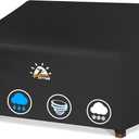 Zettum Patio Sofa Cover 80 Inch - 600D Outdoor Couch Cover Furniture Cover Waterproof & Heavy Duty, Large 3-Seater Bench Cover for Outside Sofa, Loveseat, Couch, Glider and Bench - 80 x 36 x 33 Inch