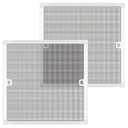 2 Sets Window Screen Frame Kit 24 in x 24 in, Heavy-Duty Aluminum Window Screen Replacement with Fiberglass Mesh, Easy to Install & All Tools Included
