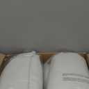 puredown Goose Feathers Down Pillows - King Size Bed Sleeping Hotel Collection Pillows Set of 2 with 100% Cotton Cover, Grey