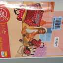 Deluxe Baby Doll Stroller with Crib Furniture Playset, Multi Baby Doll Accessories Set for 18" Dolls, Includes Doll Stroller Swing and Doll Bed Pretend Play for All Dolls - Pink