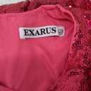 EXARUS Girls Sparkly Dresses Ruffle Sleeve Glitter Sequin Crew Neck A-Line/Bodycon/Tunic Dress for Girl 6Y