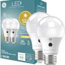 GE LED+ A19 Dusk to Dawn LED Light Bulbs, Automatic On/Off Outdoor Security Light, Soft White (1 Pack)